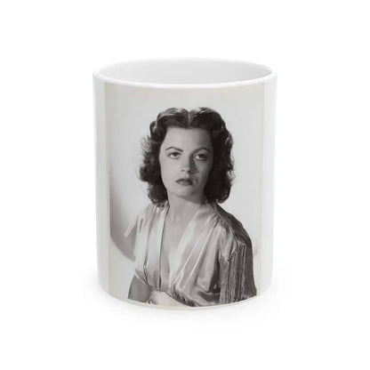 Faith Domergue #114 (Vintage Female Icon) White Coffee Mug 11oz - Go Mug Yourself