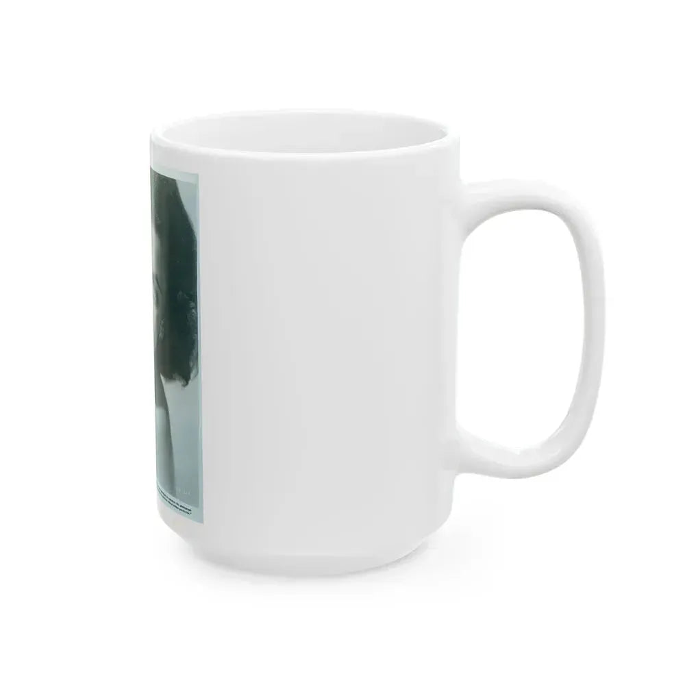 Faith Domergue #115 (Vintage Female Icon) White Coffee Mug - Go Mug Yourself
