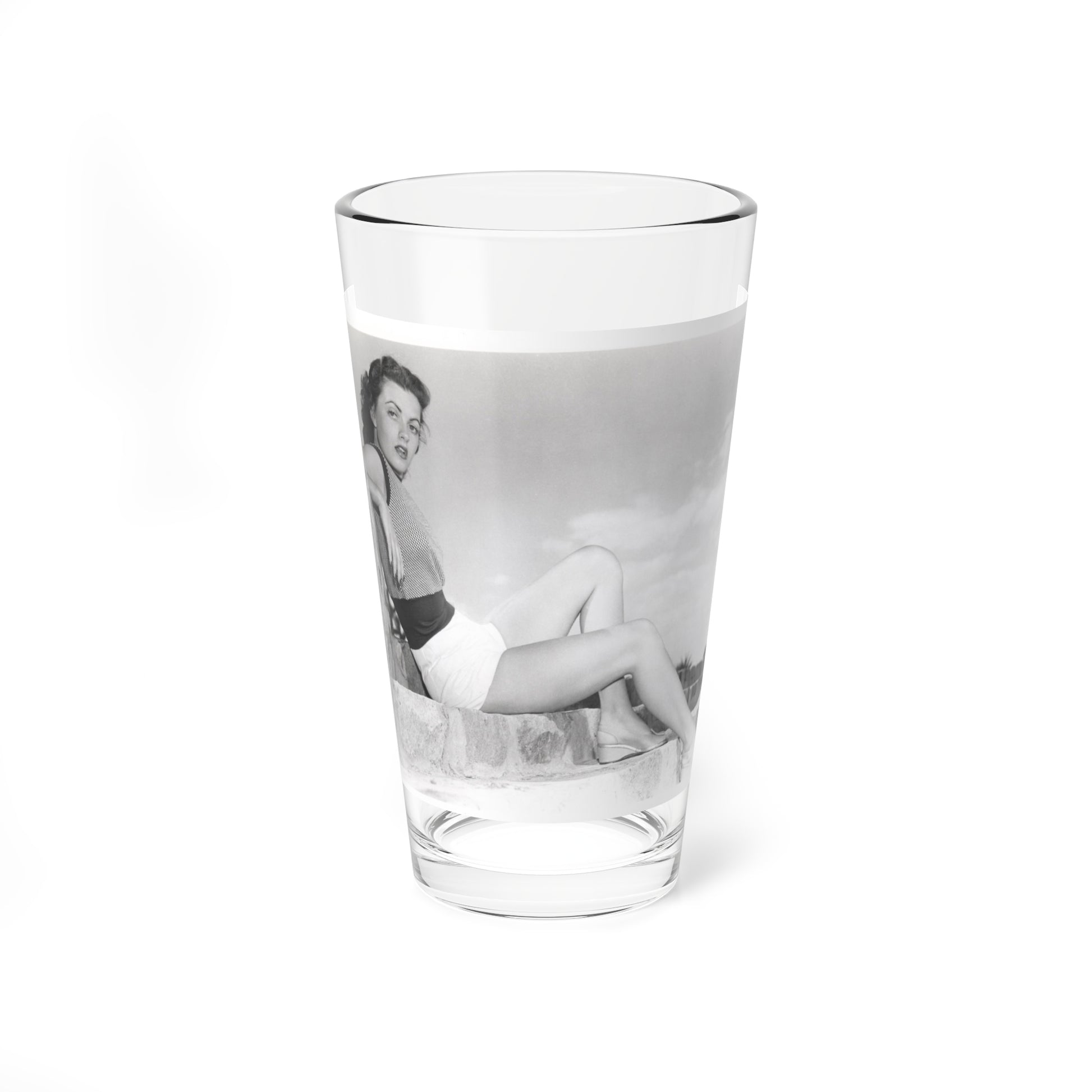 Faith Domergue #119 (Vintage Female Icon) Pint Glass 16oz-16oz-Go Mug Yourself