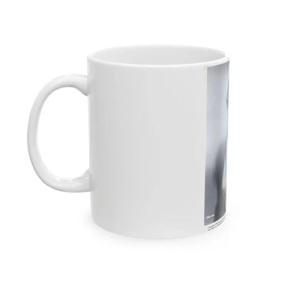 Faith Domergue #121 - Vintage B&W Upper Body Promo Photo from 1953 for a U-I Film as 7.5x9.5 1 (Vintage Female Icon) White Coffee Mug - Go Mug Yourself