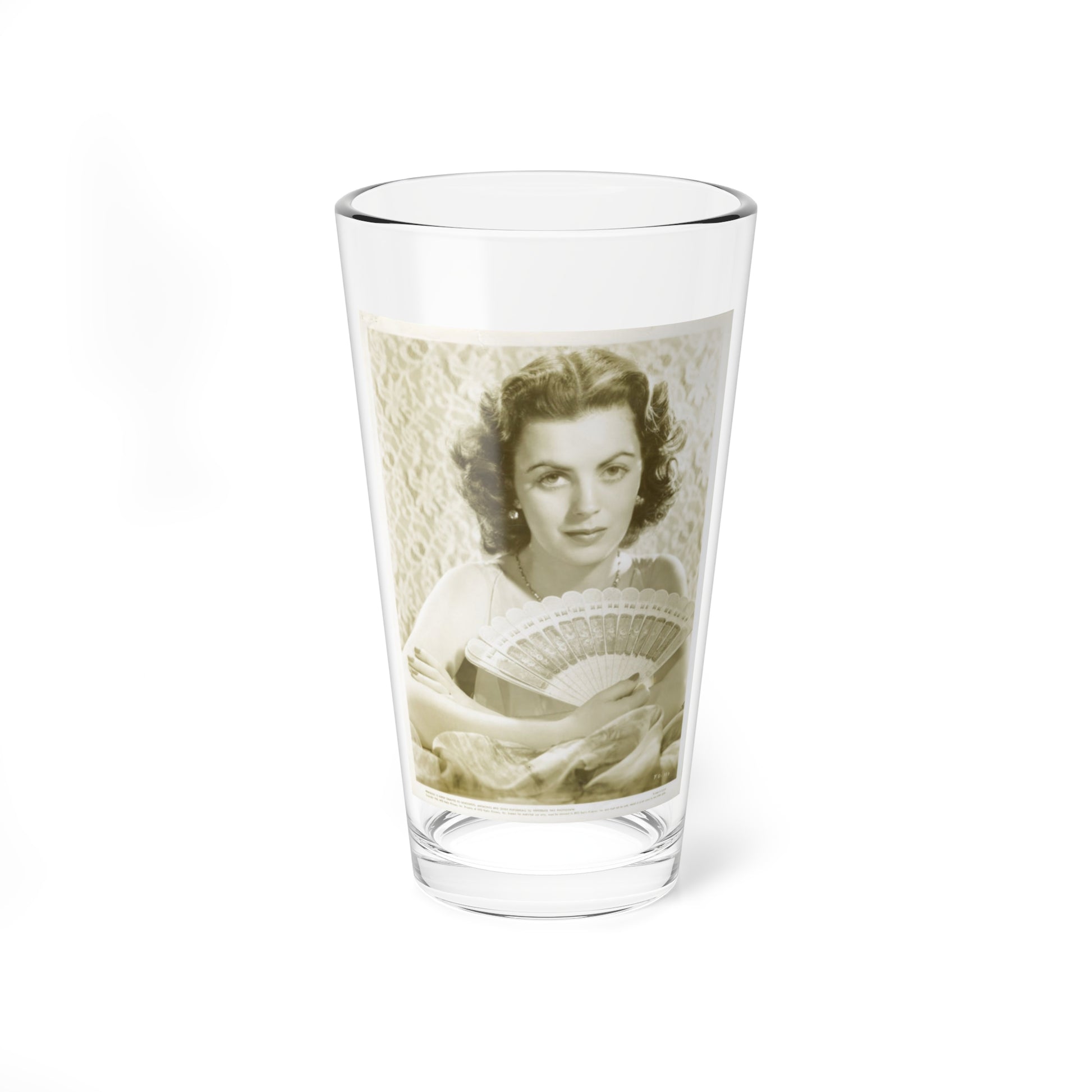 Faith Domergue #124 (Vintage Female Icon) Pint Glass 16oz-16oz-Go Mug Yourself