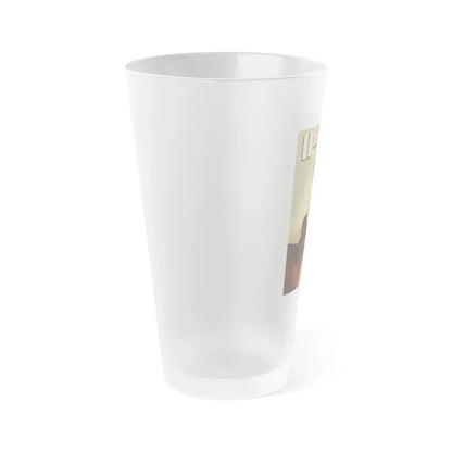 Faith Domergue #125 - Mag. Cover (Vintage Female Icon) Frosted Pint Glass 16oz - Go Mug Yourself