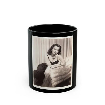 Faith Domergue #133 (Vintage Female Icon) Black Coffee Mug 11oz - Go Mug Yourself