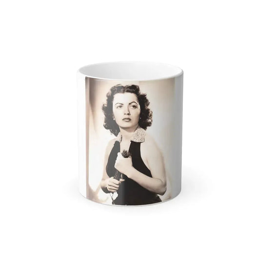 Faith Domergue #136 (Vintage Female Icon) Color Changing Coffee Mug 11oz - Go Mug Yourself