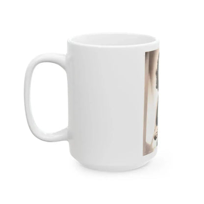 Faith Domergue #136 (Vintage Female Icon) White Coffee Mug - Go Mug Yourself