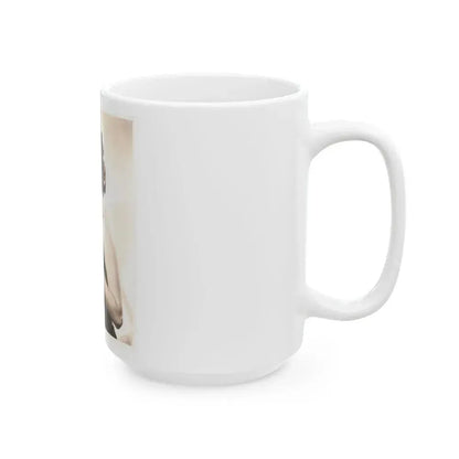 Faith Domergue #136 (Vintage Female Icon) White Coffee Mug - Go Mug Yourself