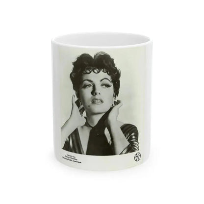 Faith Domergue #138 (Vintage Female Icon) White Coffee Mug 11oz - Go Mug Yourself