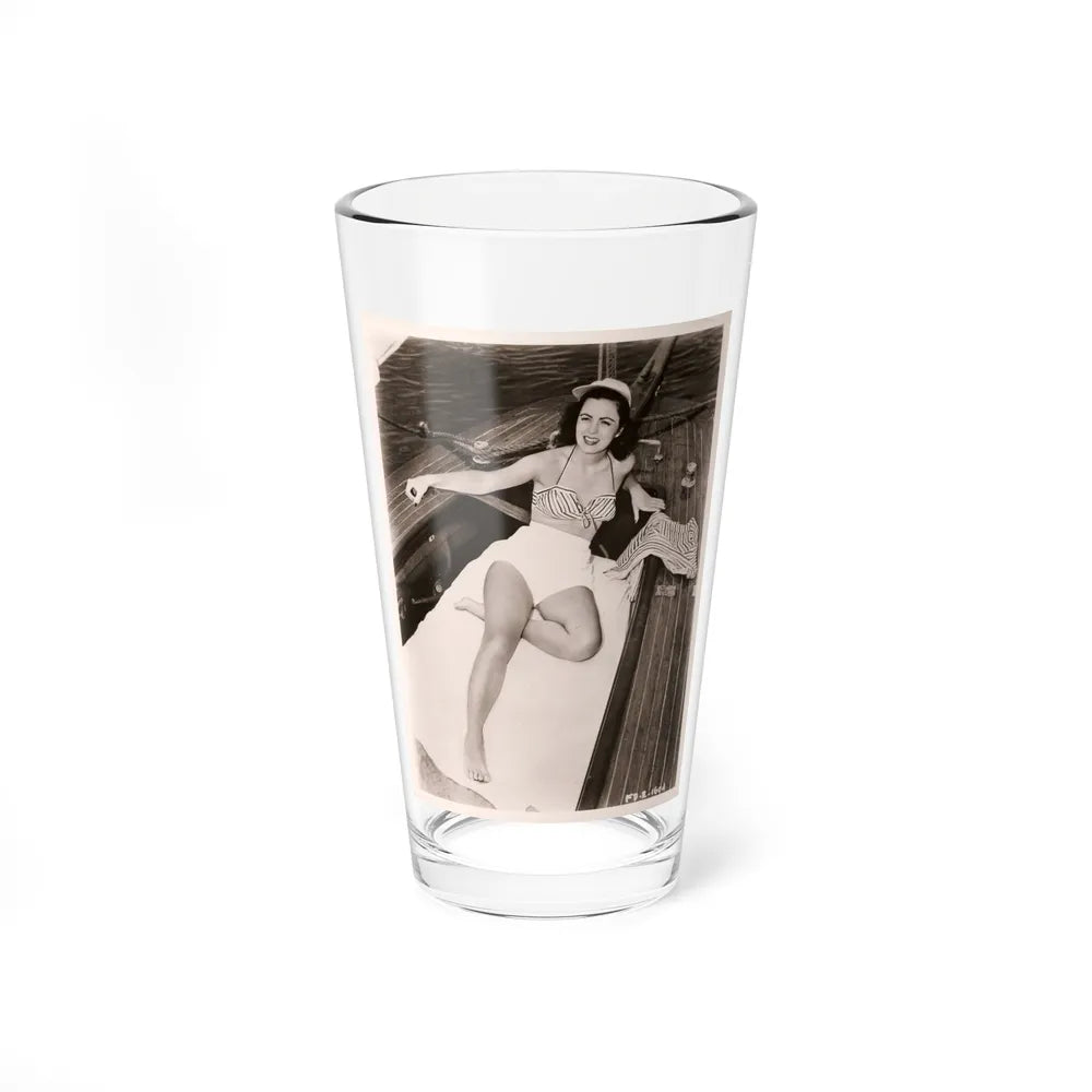 Faith Domergue #139 (Vintage Female Icon) Pint Glass 16oz-16oz-Go Mug Yourself