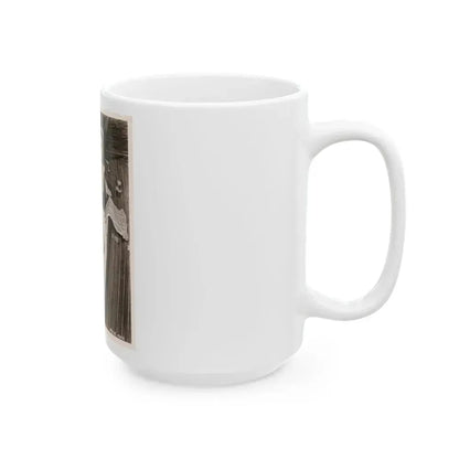 Faith Domergue #139 (Vintage Female Icon) White Coffee Mug - Go Mug Yourself