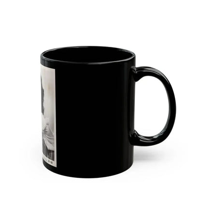 Faith Domergue #158 (Vintage Female Icon) Black Coffee Mug - Go Mug Yourself