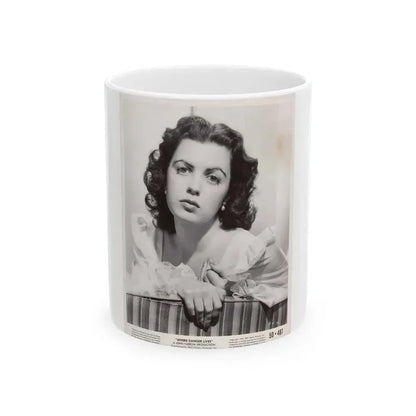 Faith Domergue #158 (Vintage Female Icon) White Coffee Mug 11oz - Go Mug Yourself