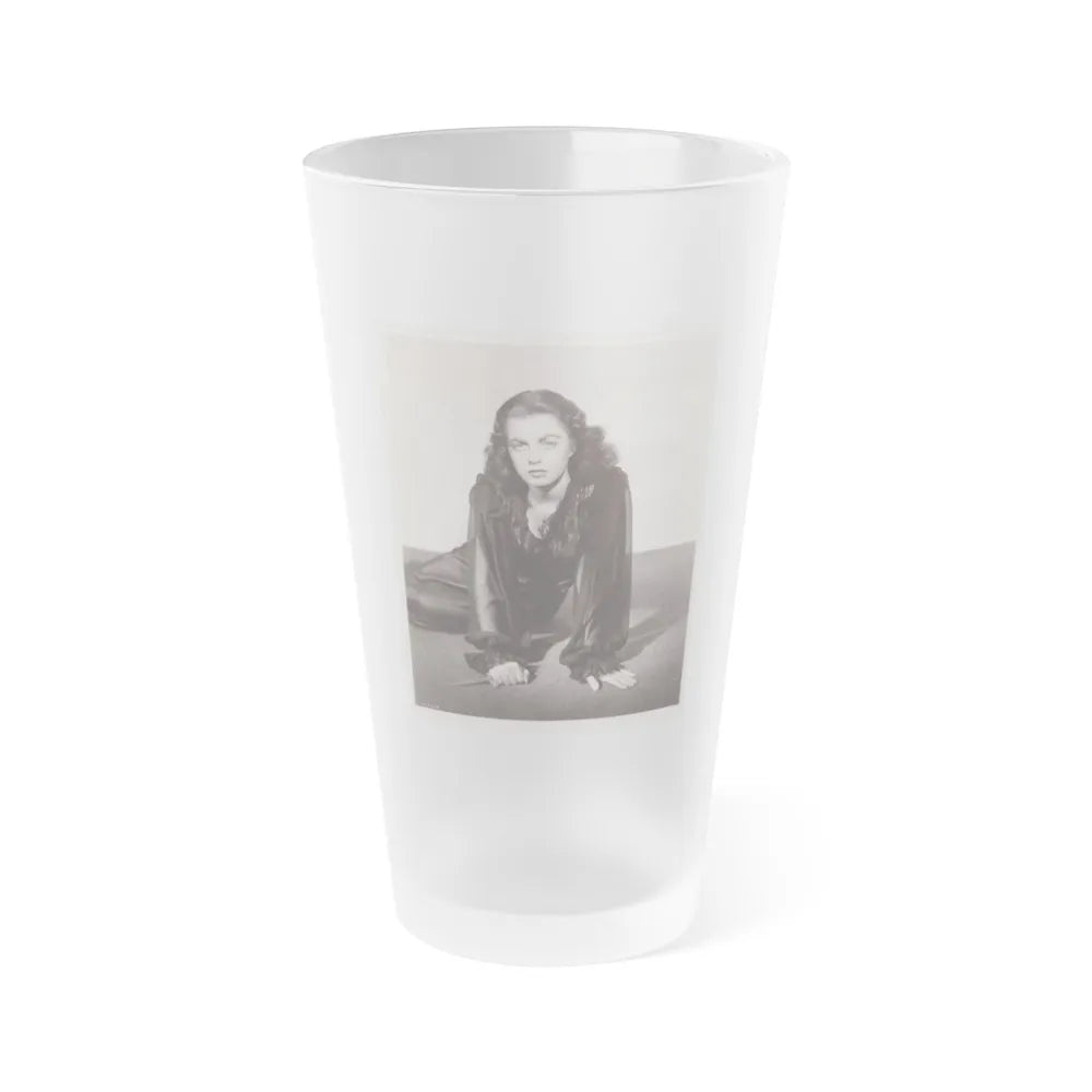 Faith Domergue #161 (Vintage Female Icon) Frosted Pint Glass 16oz-16oz-Frosted-Go Mug Yourself