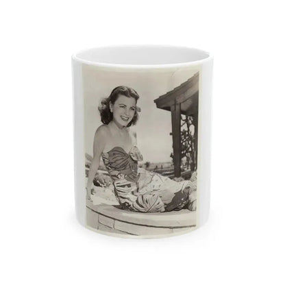Faith Domergue #163 (Vintage Female Icon) White Coffee Mug 11oz - Go Mug Yourself