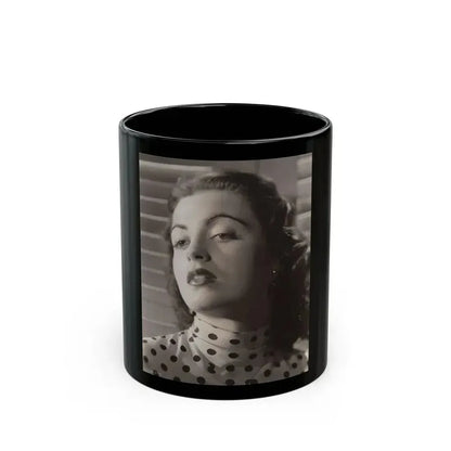 Faith Domergue #169 (Vintage Female Icon) Black Coffee Mug 11oz - Go Mug Yourself