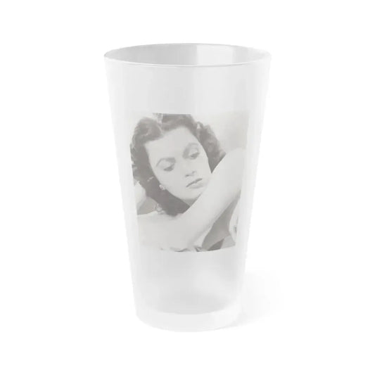 Faith Domergue #172 (Vintage Female Icon) Frosted Pint Glass 16oz 16oz Frosted - Go Mug Yourself