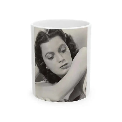 Faith Domergue #172 (Vintage Female Icon) White Coffee Mug 11oz - Go Mug Yourself