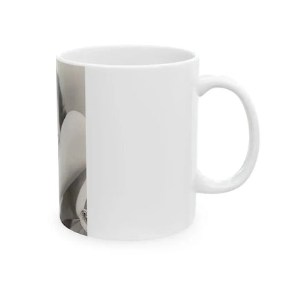 Faith Domergue #172 (Vintage Female Icon) White Coffee Mug - Go Mug Yourself