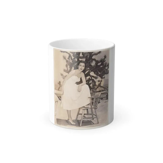 Faith Domergue #184 (Vintage Female Icon) Color Changing Coffee Mug 11oz - Go Mug Yourself