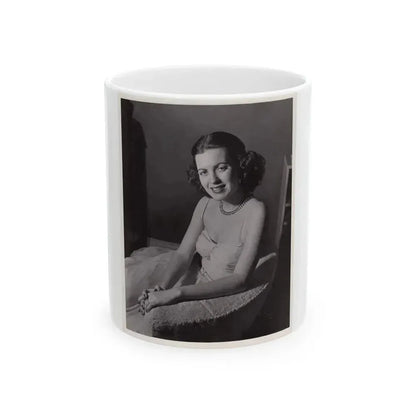 Faith Domergue #189 (Vintage Female Icon) White Coffee Mug 11oz - Go Mug Yourself