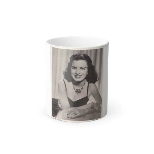 Faith Domergue #197 (Vintage Female Icon) Color Changing Coffee Mug 11oz - Go Mug Yourself