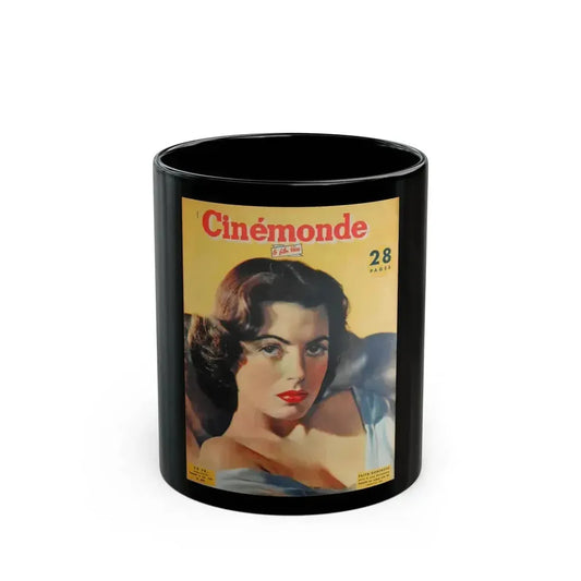 Faith Domergue #203 - Mag. Cover 2 (Vintage Female Icon) Black Coffee Mug 11oz - Go Mug Yourself