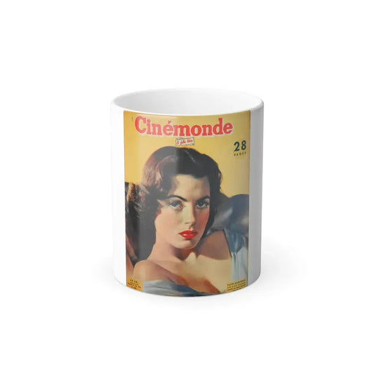 Faith Domergue #203 - Mag. Cover 2 (Vintage Female Icon) Color Changing Coffee Mug 11oz - Go Mug Yourself