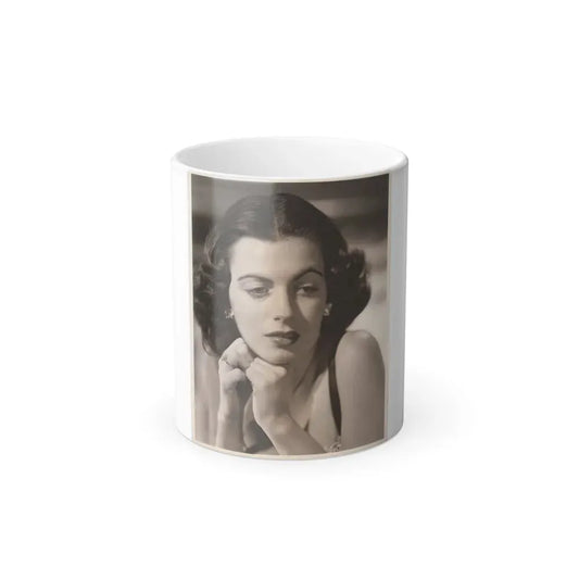 Faith Domergue #204 (Vintage Female Icon) Color Changing Coffee Mug 11oz - Go Mug Yourself