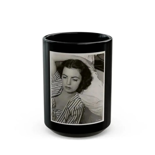 Faith Domergue #207 (Vintage Female Icon) Black Coffee Mug 15oz - Go Mug Yourself