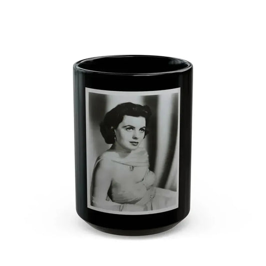 Faith Domergue #219 (Vintage Female Icon) Black Coffee Mug 15oz - Go Mug Yourself