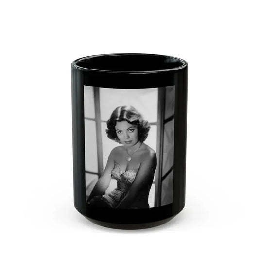 Faith Domergue #220 (Vintage Female Icon) Black Coffee Mug 15oz - Go Mug Yourself