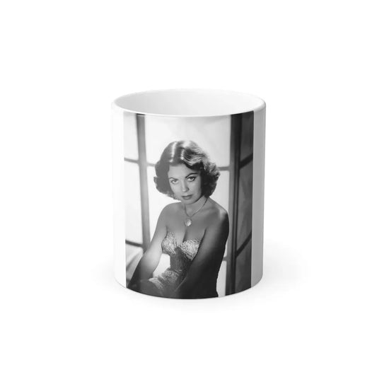 Faith Domergue #220 (Vintage Female Icon) Color Changing Coffee Mug 11oz - Go Mug Yourself