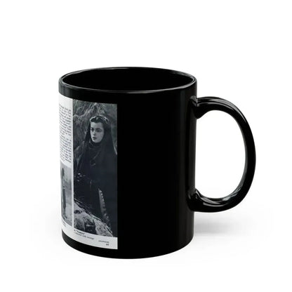 Faith Domergue #231 - [Pages 66 & 67] Pages 9 & 10 of 14+4 B&W Photos & Long Article on her from Pageant Digest Mag. April '51 (Vintage Female Icon) Black Coffee Mug - Go Mug Yourself