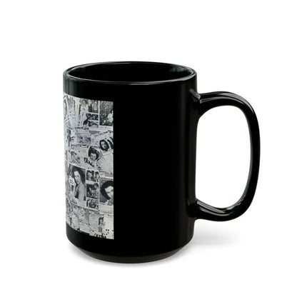 Faith Domergue #233 - [Pages 70 & 71] Pages 13 & 14 of 14+Compilation Tons of Mag. Covers & More from Pageant Digest Mag. April '51 (Vintage Female Icon) Black Coffee Mug - Go Mug Yourself