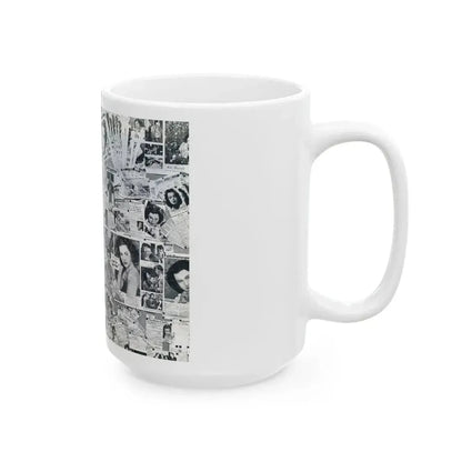 Faith Domergue #233 - [Pages 70 & 71] Pages 13 & 14 of 14+Compilation Tons of Mag. Covers & More from Pageant Digest Mag. April '51 (Vintage Female Icon) White Coffee Mug - Go Mug Yourself