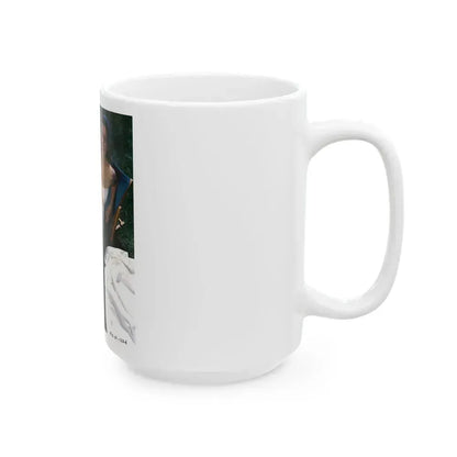 Faith Domergue #237 (Vintage Female Icon) White Coffee Mug - Go Mug Yourself