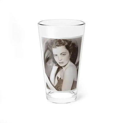 Faith Domergue #239 - Vintage B&W 8x10 Upper Body Promo Photo for ''Where Danger Lives'' '50 (Vintage Female Icon) Pint Glass 16oz 16oz - Go Mug Yourself