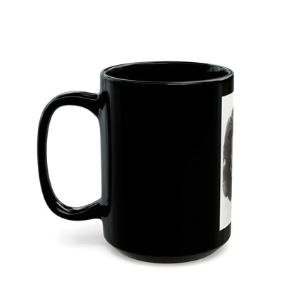 Faith Domergue #241 - Vintage B&W 3.5x5 Portrait Photo Postcard (Vintage Female Icon) Black Coffee Mug - Go Mug Yourself