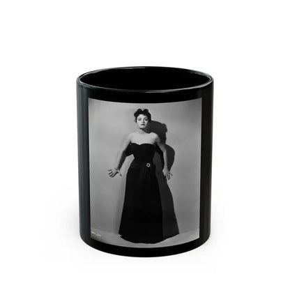 Faith Domergue #26 4 (Vintage Female Icon) Black Coffee Mug 11oz - Go Mug Yourself