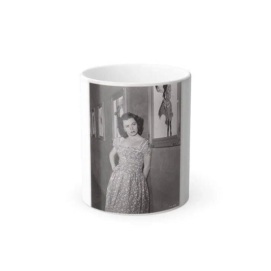 Faith Domergue #31 (Vintage Female Icon) Color Changing Coffee Mug 11oz - Go Mug Yourself