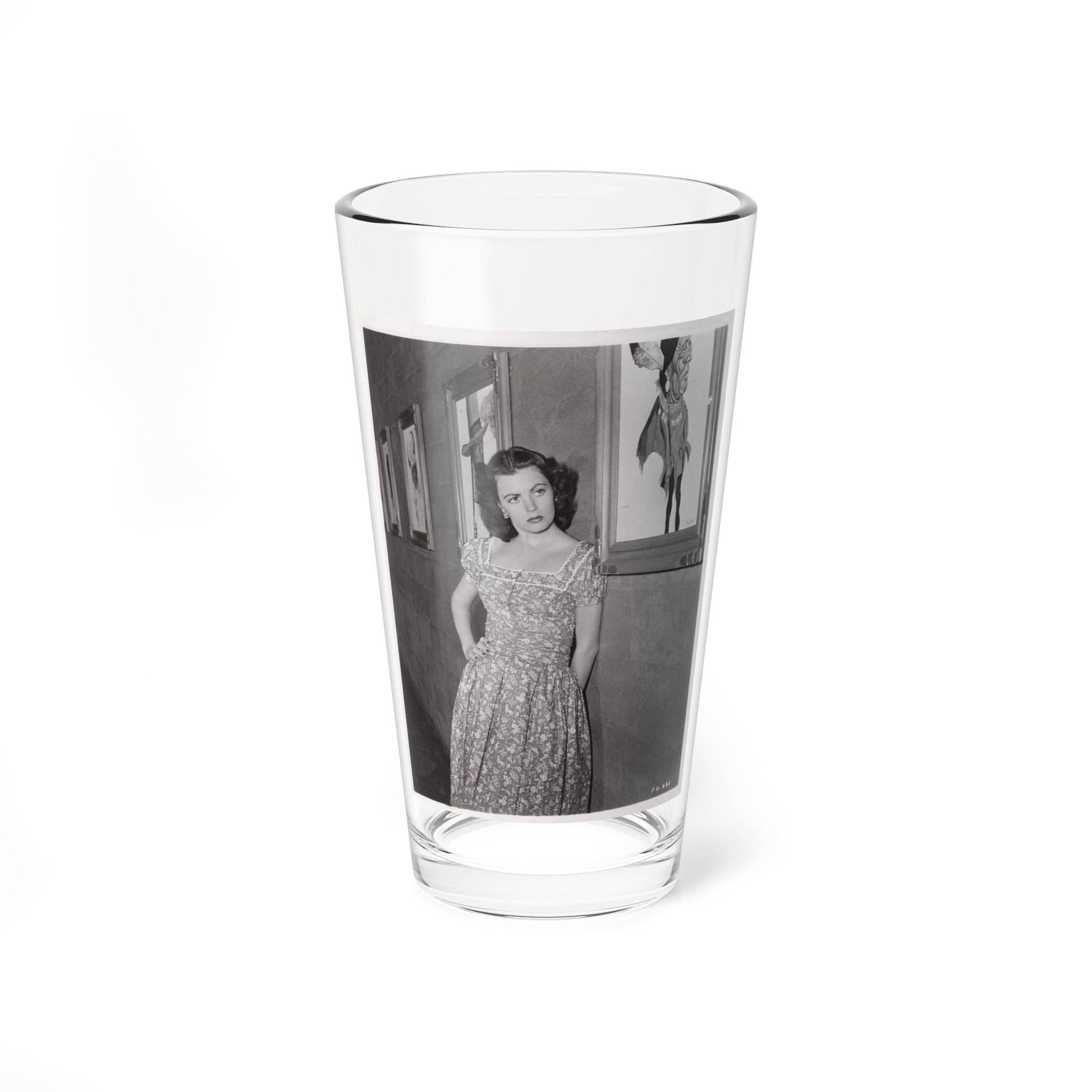 Faith Domergue #31 (Vintage Female Icon) Pint Glass 16oz-16oz-Go Mug Yourself