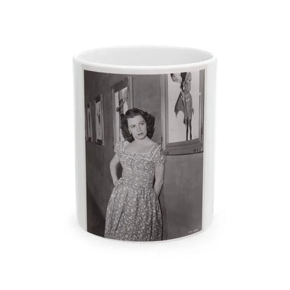 Faith Domergue #31 (Vintage Female Icon) White Coffee Mug 11oz - Go Mug Yourself