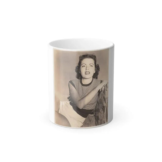 Faith Domergue #32 (Vintage Female Icon) Color Changing Coffee Mug 11oz - Go Mug Yourself