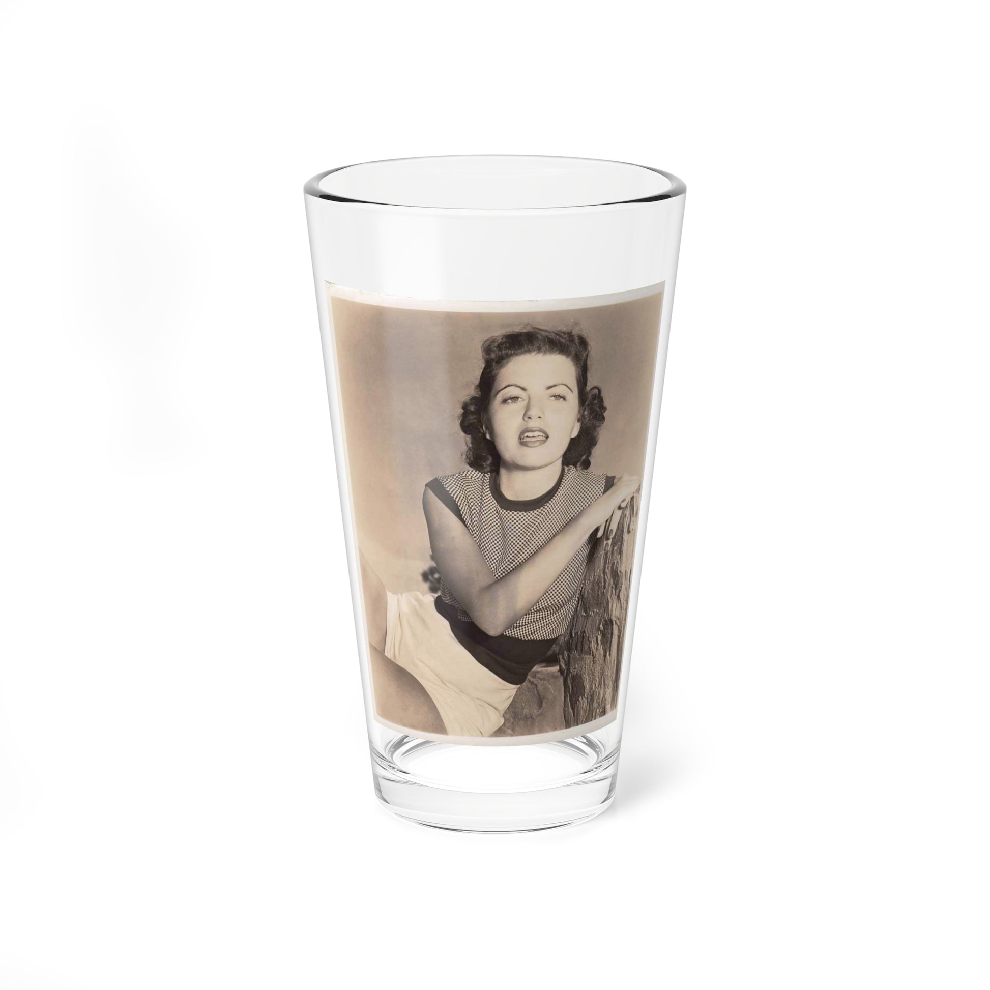 Faith Domergue #32 (Vintage Female Icon) Pint Glass 16oz-16oz-Go Mug Yourself