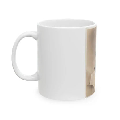 Faith Domergue #32 (Vintage Female Icon) White Coffee Mug - Go Mug Yourself