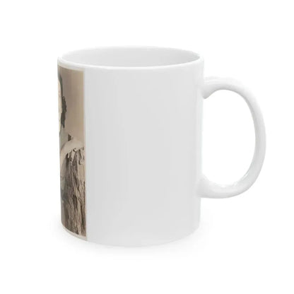Faith Domergue #32 (Vintage Female Icon) White Coffee Mug - Go Mug Yourself