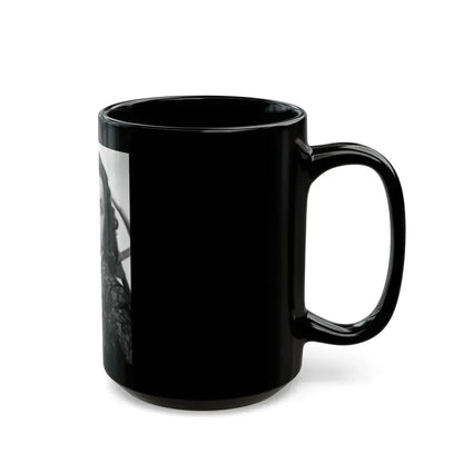 Faith Domergue #33 (Vintage Female Icon) Black Coffee Mug - Go Mug Yourself