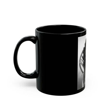 Faith Domergue #33 (Vintage Female Icon) Black Coffee Mug - Go Mug Yourself