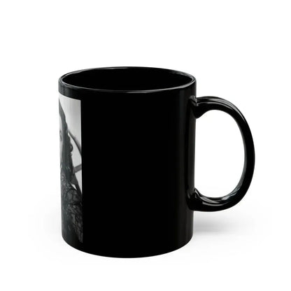 Faith Domergue #33 (Vintage Female Icon) Black Coffee Mug - Go Mug Yourself