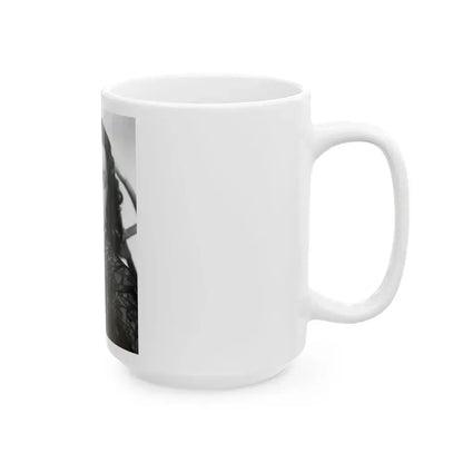 Faith Domergue #33 (Vintage Female Icon) White Coffee Mug - Go Mug Yourself