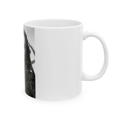 Faith Domergue #33 (Vintage Female Icon) White Coffee Mug - Go Mug Yourself